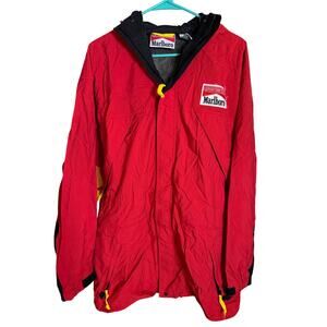 Vintage Marlboro Windbreaker Zip-Up